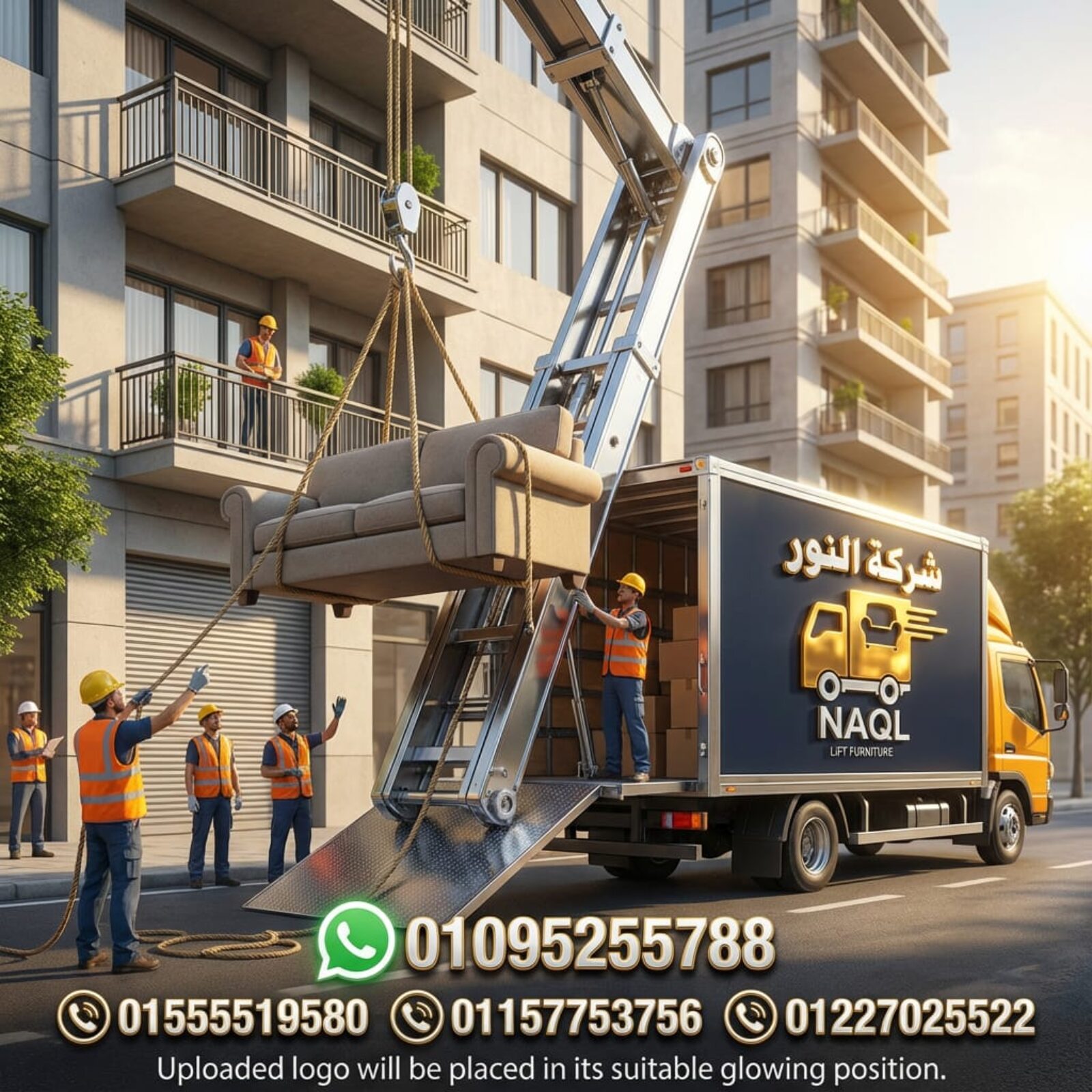 moving furniture truck